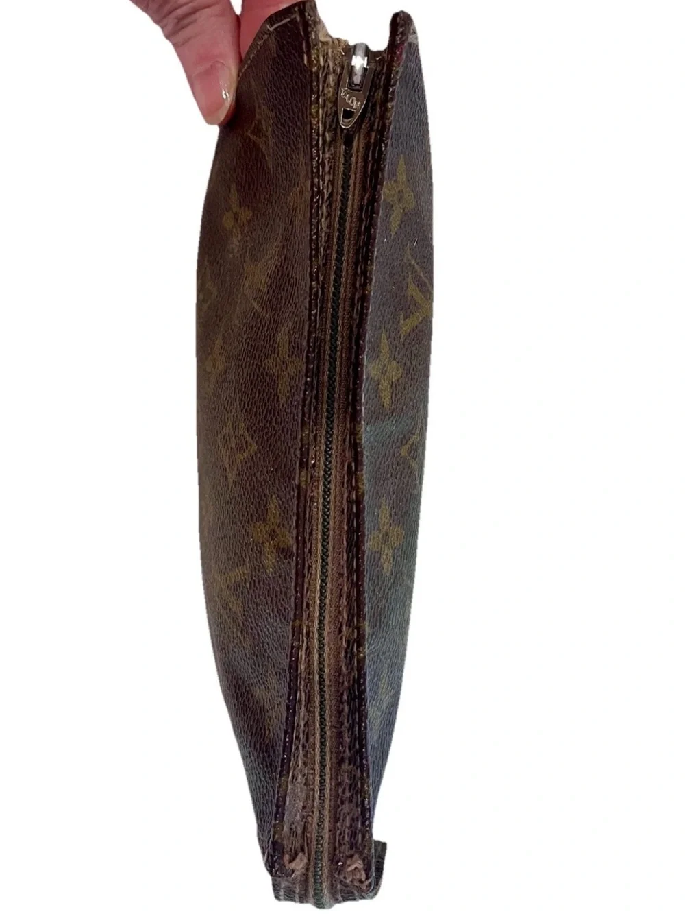 Vintage LOUIS VUITTON Monogram Poche Toilette Makeup Case Highly Collectible